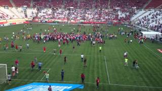 Celebración permanencia Real Murcia en Segunda División (Real Murcia 1-0 Las Palmas)