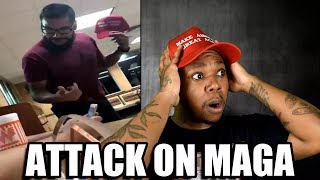 Teen Trump Supporter Attacked For Wearing MAGA Hat