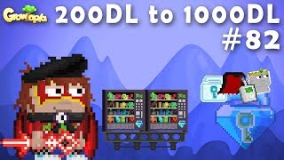 COLLECTING DLS + SELLING MORE RARE STUFFS | 200DL to 1000DL #82 | Growtopia