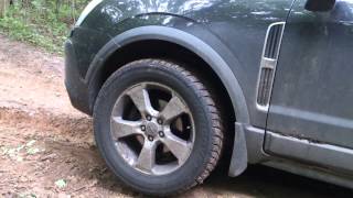 Opel Antara 3.2 подъем в гору 40 градусов, диагональ