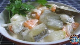 Кабачки,  Тушеные в Сметане