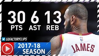 LeBron James Full Highlights vs Sixers (2017.11.27) - 30 Pts, 13 Reb, 6 Ast, SICK!