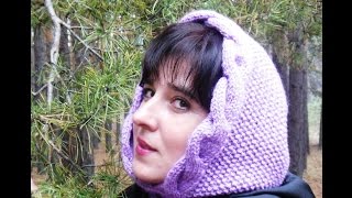 Мастер-класс по вязанию женского капора спицами