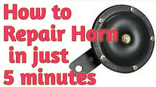 How to Repair Bike horn easily in few Minutes