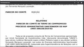 Leidimar Preso Sim, Eu Explico - Pessoal da Unick Acha Que Relatório da CVM Inocenta Unick