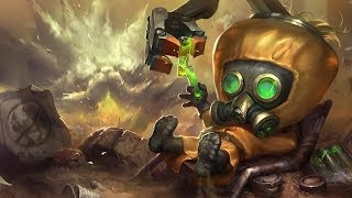 Hazmat Heimerdinger Skin Spotlight Gameplay - League of Legends