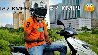Aprilia Strom 125 | Milage Test | Top Speed Test | Exhaust Note