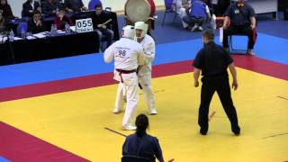 Барышников Павел 93 - Сигачёв Михаил 98 Чемпионат Москвы 2016 по Киокушинкай каратэ