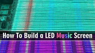 How To Series Connection 164‘ addressable Music LED Strip Pixel Screen - Parallel control