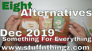 Six Alternatives (+ 2 Simple) December 2019 Paper Pumpkin - Something For Everything