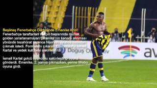 Fenerbahçe Beşiktaş Maçı 1 0 Fotoğraflar Emenike Krizi  22 03 2015  BJK FB Süper Lig Fenerbahçe maçı