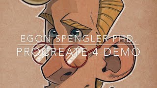 Ep. 87| Egon Spengler, PhD. - Procreate 4 Demo