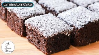 Wheat Flour Chocolate Lamington Cake without oven | Chocolate Cake with a Twist ~The Terrace Kitchen