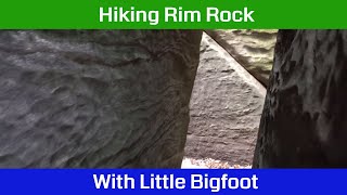 Hiking Rim Rock with Little Bigfoot in the Shawnee National Forest