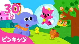 【3歳向け】 七五三スペシャル 子どもの歌 詰め合わせ | どんぐりころころ、しっぽはどこ？ 他 | 人気童謡 | ピンキッツ! 童謡と子どもの動画