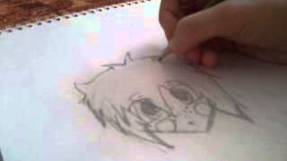 Как рисовать toy bonnie в стиле аниме ( 1 часть )