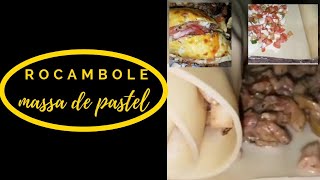 ROCAMBOLE COM MASSA DE PASTEL ♡ Brincando de MasterChef