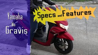 Yamaha Mio Gravis 2020 | Specifications and Features | Matte Red