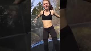 О боже ????? девушка описалась на батуте смешно и стыдно????? ????