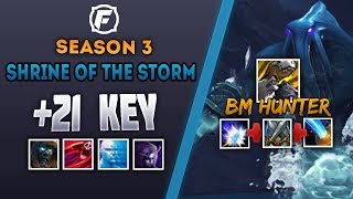 M+21 Key - Shrine of the Storm (Святилище Штормов) - BM Hunter