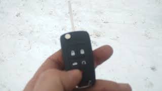 Remote start Opel Mokka Штатный удалённый запуск  Opel Mokka