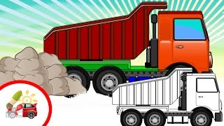 Раскрашки-анимашки. Самосвал / Coloring cars cartoon. Tipper. Наше_всё!