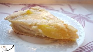 Торт из персиков со сметанным кремом