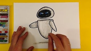 Как нарисовать ЕВУ из мультика Валл-И / Уроки рисования для детей