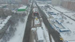 Реконструкция Варшавского шоссе в районе Щербинки 02.02.2018