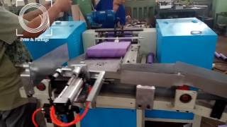 Автоматическая линия для резки и завальцовки картонных туб