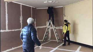 Ремонт Фотостуди в Южной Корее. Делаем циклораму. Часть 2
