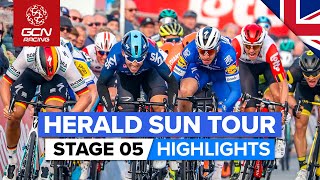 Jayco Herald Sun Tour 2020 Stage 5 HIGHLIGHTS | Melbourne Circuit