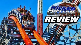 Wicked Cyclone REVIEW ; Six Flags New England