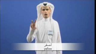 arabic sign language - colors / لغة الإشارة العربية - الألوان
