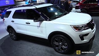 2018 Ford Explorer Sport - Exterior and Interior Walkaround - 2017 NY Auto Show