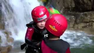 Kinder Canyoning am Wilden Kaiser