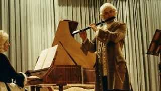 J.S. Bach - SONATA in Do magg. per flauto e b.c.