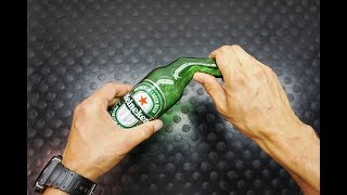 КАК СОГНУТЬ СТЕКЛЯННУЮ БУТЫЛКУ