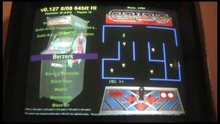 64-bit MAME Arcade Cabinet with 4 Player Control Panel (watch in HD!)
