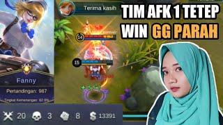 GILA PERMAINAN NOOB QUEEN TOP GLOBAL FANNY INI!! MUSUH SAMPE GABISA BERKUTIK