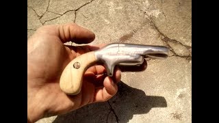 Дерринджер своими руками ч1. Деринжер. HOW TO MAKE DERRINGER Homemade Derringer. Handmade Derringer