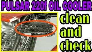 PULSAR 220f OIL COOLER clean and check