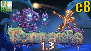 Terraria v1.3 Попытка убийства первого босса Глаз Ктулху e8