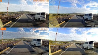 70mai/70mai Pro/Xiaoyi Yi/DDPAI MIX3 Dashcam Comparison Day&Night