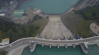 DJI MAVIC 4K 空拍 台灣 桃園 石門水庫 Taiwan Taoyuan Aerial Drone Video Shimen Reservoir 20170218