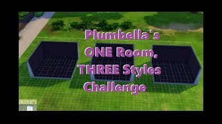 ONE Room, THREE Styles Challenge (Plumbella Challenge) | Sims 4 | SimSkeleton