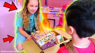 Giving Toys to Children's Hospital!! Kids React to Ruby Rube