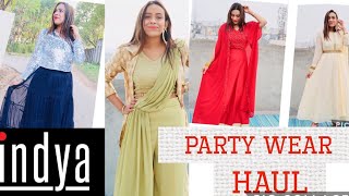 Myntra Haul | INDYA Brand Haul 2020 | Ethnic Kurta, Party Wear , Skirt & Saree | New Collection |