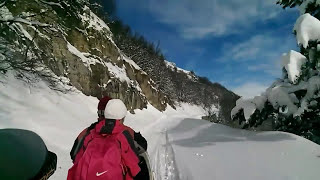 КРЫМ ЯЛТА / ВОСХОЖДЕНИЕ НА АЙ-ПЕТРИ / СОШЛА ЛАВИНА / ПОДЬЕМ НА АЙ-ПЕТРИ ПЕШКОМ ЗИМОЙ /