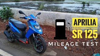 2019 Aprilia SR 125  Mileage Test | Real mileage Test.